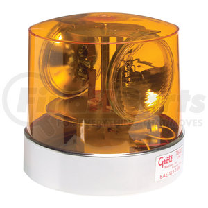 76283 by GROTE - Two Sealed-Beam Roto-Beacons, Amber, 24V
