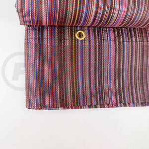 1801731 by SHUR-CO - Multi-Colored PVC Mesh Tarp, 7’ × 12’