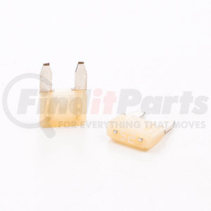 MIN25-PRO by LITTELFUSE - 25 A Mini 32V Automotive Blade Fuse with Clear Housing, Tin-Plated Zinc Alloy Terminals