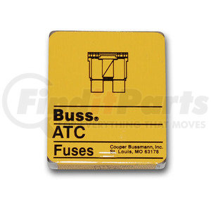 ATC20 by BUSSMANN FUSES - Blade Fuse, Yellow