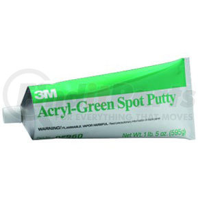 3M 5096 Glaze and Spot Putty 14.5 oz Acryl-Green Spot Putty Tube, Green Acrylic Spot Putty