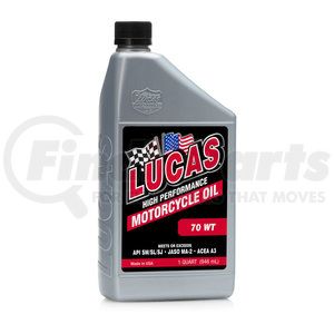 10714 by LUCAS OIL - 70 wt. Motorcycle Oil