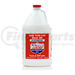 10122 by LUCAS OIL - Synthetic SAE 75W-140 Trans & Diff Lube