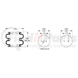 W013587025 by FIRESTONE - Airide Air Spring Double Convoluted 25