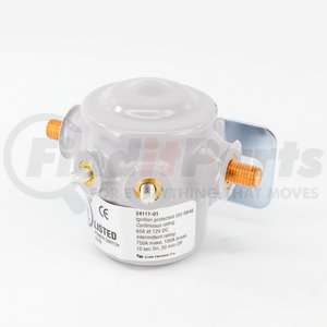 24117-01-BX by COLE HERSEE - Continuous Duty Solenoid, 12V DC, Insulated, SPST, with Copper Contacts