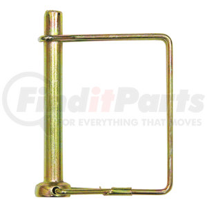 66066 by BUYERS PRODUCTS - Yellow Zinc Plated Snapper Pin - 1/4 Diameter x 3in. Usable with Handle
