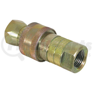 b40004 by BUYERS PRODUCTS - 1/2in. NPTF Sleeve-Type Hydraulic Quick Coupler Assembly
