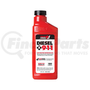 8025-12 by POWER SERVICE - 32OZ DIESEL 911 TREATS UP TO 100 GALLONS