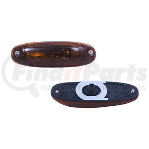 A6608222000 by FREIGHTLINER - LAMP-MARKER.LED.AMBER.ADHESIVE