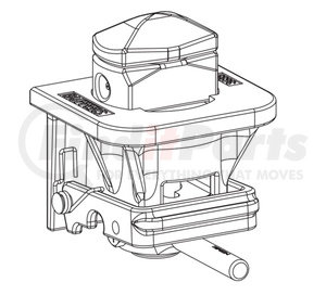 1101-3633-NR by BUFFERS USA - TWISTLOCKS – CHASSIS W/ Straight Handle