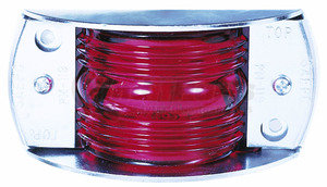 119R by PETERSON LIGHTING - 119 Steel-Armored Clearance and Side Marker Light - Red