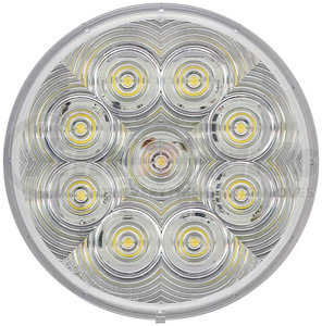 1217C-9 by PETERSON LIGHTING - 1217C-9/1218C-9 LumenX® 4" Round LED Back-Up Light, AMP - Clear, Grommet Mount