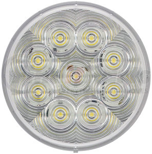 1217KC-9 by PETERSON LIGHTING - 1217C-9/1218C-9 LumenX® 4" Round LED Back-Up Light, AMP - Clear, Grommet Mount Kit
