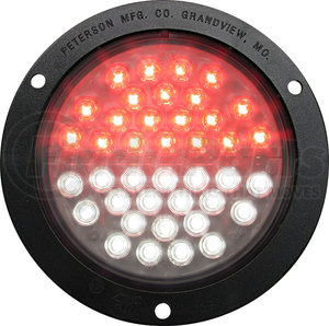 1218F-C by PETERSON LIGHTING - 1217F-C LED Combination Reverse and Rear Fog Light - Red/Chrome Bezel