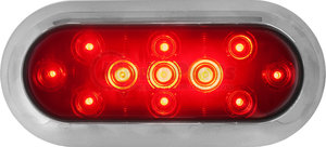 1223R-4 by PETERSON LIGHTING - 1223R-4 LED Surface-Mount Rear Tail and Stop Light - Red Tail & Stop