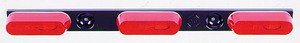 136-3R by PETERSON LIGHTING - 136-3 Thin-Line Light Bar - Red