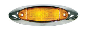 178XA-MV by PETERSON LIGHTING - 178 Series Piranha&reg; LED Clearance/Side Marker Light - Amber Kit with Bezel