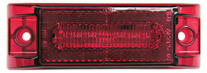 187R by PETERSON LIGHTING - 187 Series Piranha&reg; LED Clearance and Side Marker Light with Reflex (2-Wire) - Red