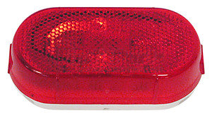 108WR by PETERSON LIGHTING - 108 Clearance/Side Marker Light with Reflex - Red