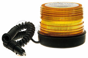 769MA by PETERSON LIGHTING - 769 2-Joule Single-Flash Strobe Light - Amber, Magnetic