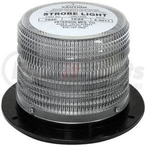 792C by PETERSON LIGHTING - 792 14 Joule Double Flash School Bus Beacon - White