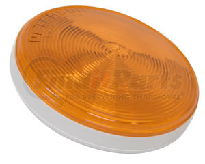 826A-MV by PETERSON LIGHTING - 824A/826A Single Diode LED 4" Round Turn Signal - Amber, Grommet Mount, Multi-Volt