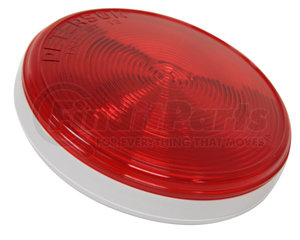 826R by PETERSON LIGHTING - 824/826 Single Diode LED 4" Round Stop, Turn and Tail Light - Red, Grommet Mount