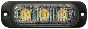 4155SA by PETERSON LIGHTING - 4155SA Low-Profile Surface-Mount Strobe - Amber, Surface Mount