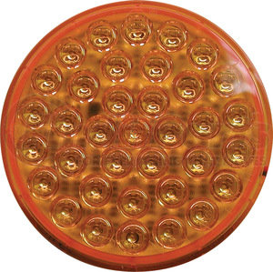 417SA-1 by PETERSON LIGHTING - 417S/418S Series Piranha&reg; LED Auxiliary Round Strobing Light - Amber, Type 1