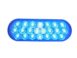 420SB-1 by PETERSON LIGHTING - 420S/423S Series Piranha&reg; LED Auxiliary Oval Strobing Lights - Blue, Type 1
