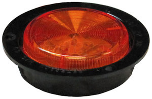 M195FR by PETERSON LIGHTING - 195A/R Series Piranha&reg; LED 2" LED Clearance and Side Marker Light - Red Flange Mount