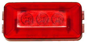 M253R by PETERSON LIGHTING - 253 LED Clearance/Side Marker with Aux. Function - Red