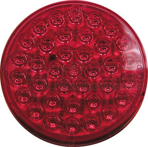 M417R-P by PETERSON LIGHTING - 417/418 Series Piranha&reg; LED 4" Round Stop, Turn, and Tail Light - Red with Adapter Plug