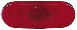 M421R by PETERSON LIGHTING - 6.5" x 2.25" Oval Incandescent Red Stop/Turn/Tail Light, PL3 Connector, Bulk Pack