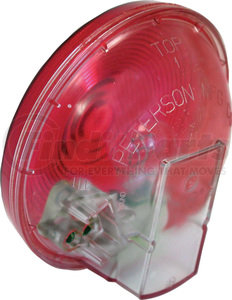 M429R by PETERSON LIGHTING - 429 4" Round Stop, Turn and Tail Lights with Clear Housing - Clear Back