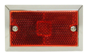 M125R by PETERSON LIGHTING - 125 Clearance/Side Marker Light with Reflex - Red