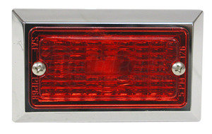 M126R by PETERSON LIGHTING - 126 Rectangular Clearance/Side Marker Light - Red