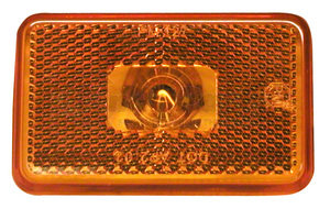 M127A by PETERSON LIGHTING - 127 Rectangular Clearance and Side Marker Light - Amber