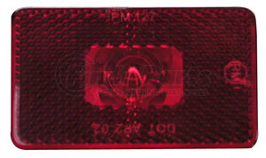 M127R by PETERSON LIGHTING - 127 Rectangular Clearance and Side Marker Light - Red
