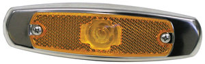 M137A by PETERSON LIGHTING - 137 Clearance/Side Marker Light with Bezel - Amber