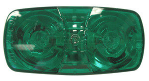 M138G by PETERSON LIGHTING - 138 Double Bulls-Eye Clearance and Side Marker Light - Green