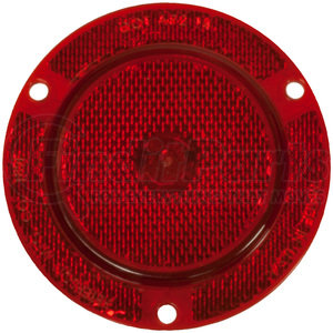 M143FR by PETERSON LIGHTING - 143/143F 2 1/2" Clearance/Side Marker Light with Reflex - Red with Flange
