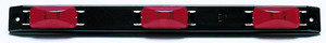 M150-3R by PETERSON LIGHTING - 150-3 Submersible Light Bar - Red Bar with 6" Lead