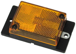 V112A by PETERSON LIGHTING - 112 Clearance/Side Marker Light with Reflex - Amber