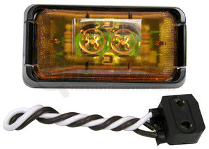 V153KA by PETERSON LIGHTING - 153 Series LED Clearance/Side Marker Light - Amber Kit, 2-Diode