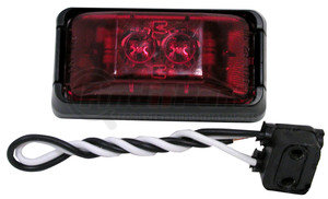 V153KR by PETERSON LIGHTING - 153 Series LED Clearance/Side Marker Light - Red Kit, 2-Diode