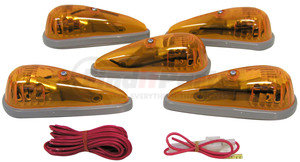 V118KA by PETERSON LIGHTING - 118 Ford Cab Marker Light - 5 Light Amber Kit