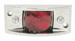 V122XR by PETERSON LIGHTING - 122X Vanguard II Chrome Clearance and Side Marker Light - Red