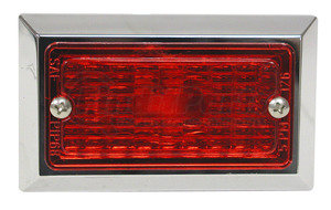 V126R by PETERSON LIGHTING - 126 Rectangular Clearance/Side Marker Light - Red