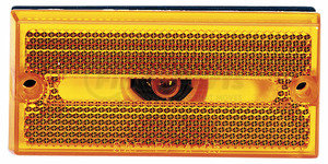 V132A by PETERSON LIGHTING - 132 Rectangular Clearance/Side Marker Light with Reflex - Amber